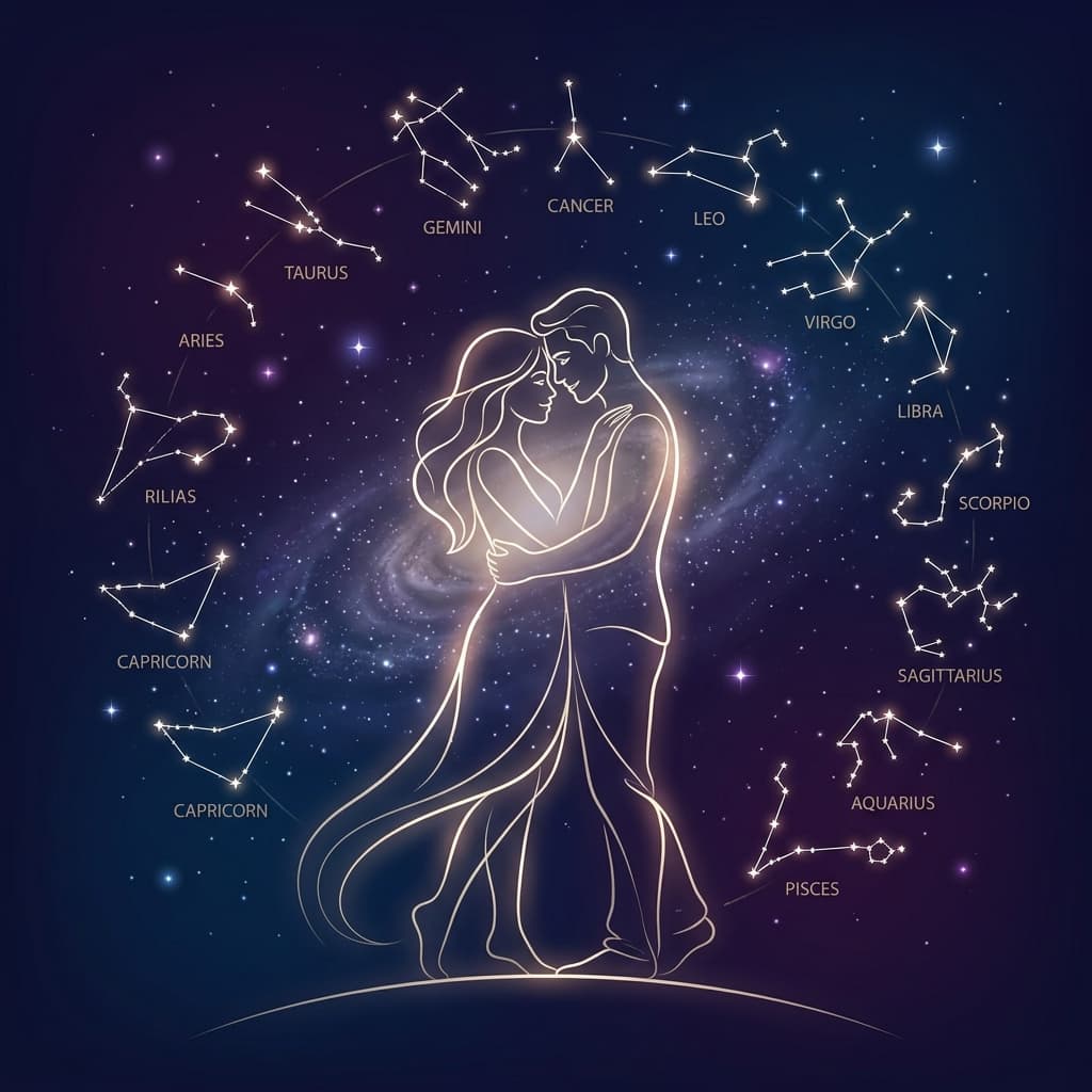 Astrology Compatibility Illustration